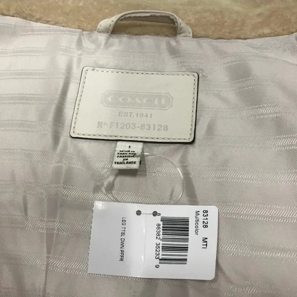 Coach 83128 Women's Legacy Tattersall Puffer Winter Coat, 83128, NWT SIZE LARGE - Picture 11 of 11